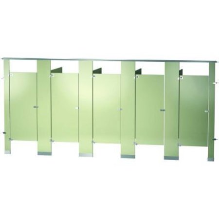 BRADLEY Bradley Powder Coated Steel 180" Wide Complete 5 Between Wall Compartments, Almond - BW53660-ALM BW53660-ALM